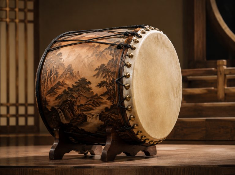 南阳BULO部落山水系列古风鼓